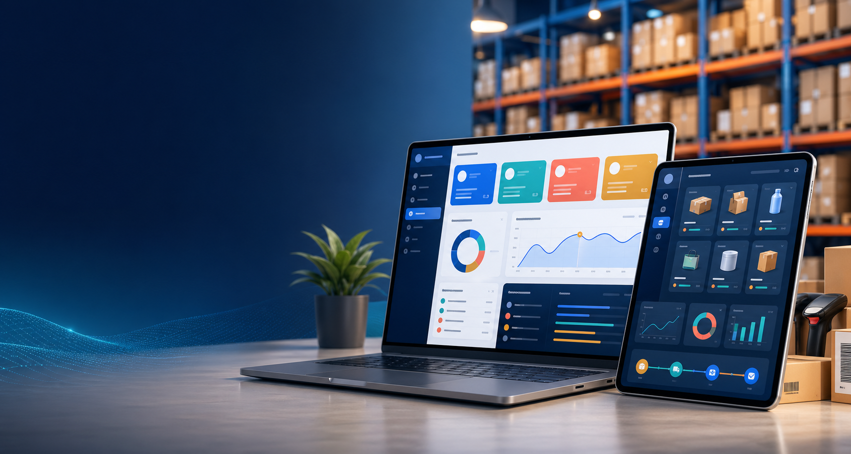 CRM and Inventory Management Application interface preview