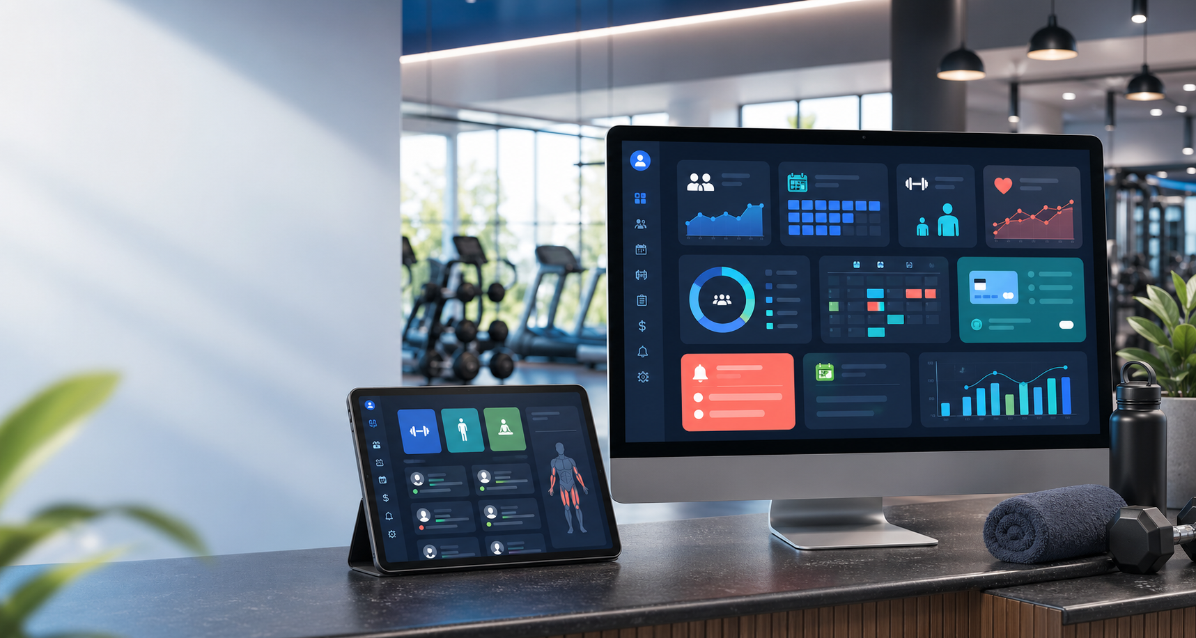GYM Management Application interface preview